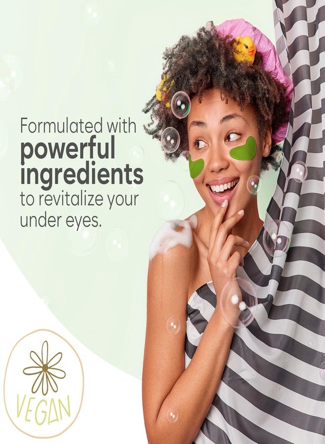 BLOOMORA Green Tea Under Eye Patches (30 Pairs) - For Dark Circles & Puffiness - Hydrating Green Tea Eye Mask - Image 5